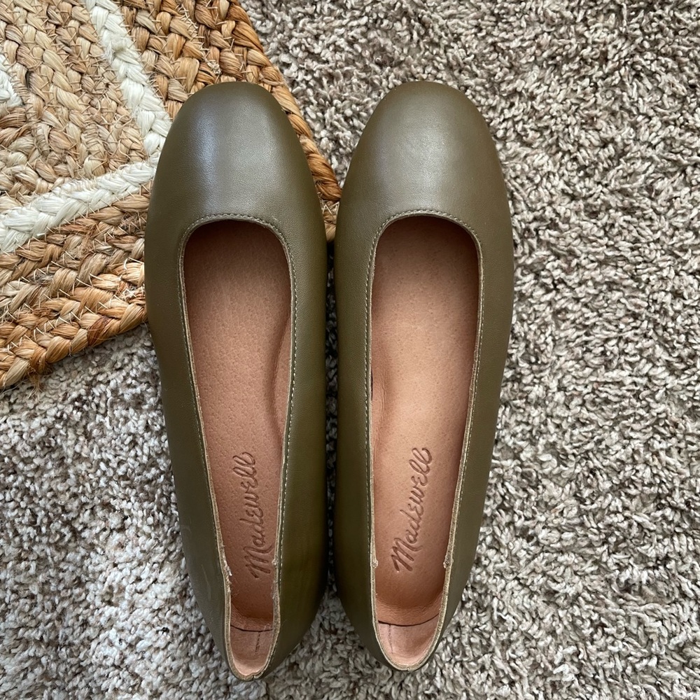 MADEWELL Cory Flat in Leather